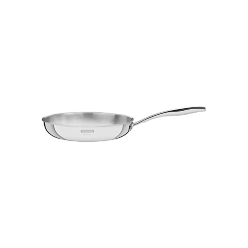 Tramontina - Sartén Grano, de Acero Inoxidable y Terminación Brillante, con Cuerpo Triple y Mango, 26 cm y 2,2 L