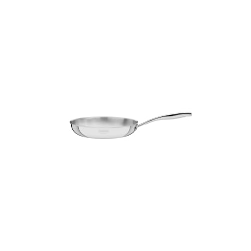 Tramontina - Sartén Grano, de Acero Inoxidable y Terminación Brillante, con Cuerpo Triple y Mango, 20 cm y 1,2 L