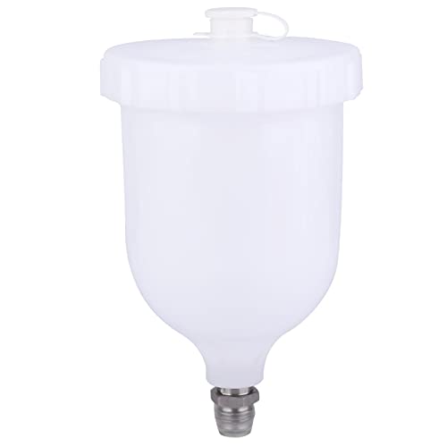 EVTSCAN 600ml Pistola pulverizadora Olla Taza de pintura plástica de alimentación por gravedad para D-evilbiss T-EKNA Pro Pri FLG