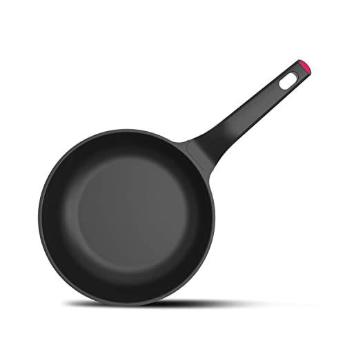 Taurus - Sartén 22cm | Aluminio fundido | Mango ergonómico | Todo tipo de fuegos | Recubrimiento antiadherente | Apta para lavavajillas | Libre PFOA | Sarten cacerola | Negra