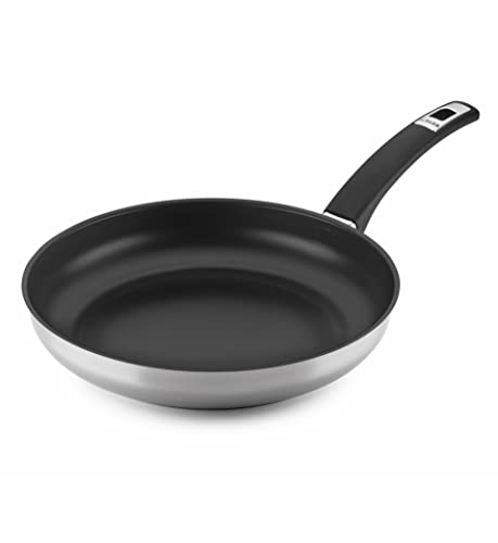 ALZA Classic - Sartén (26 cm) Acero Inoxidable, Antiadherente Tricapa, Inducción, Lavavajillas