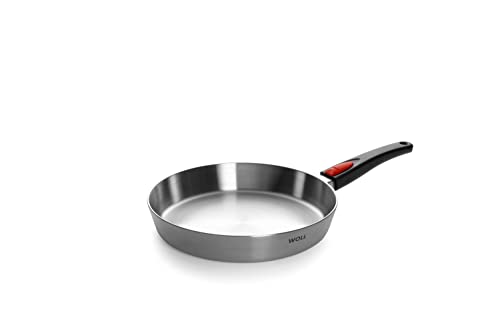Woll 1528CO - Sartén multicapa (acero, diámetro 28 cm, altura 5 cm, con asa desmontable, inducción)