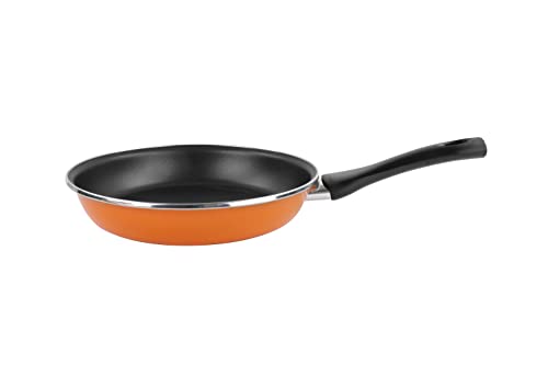 MAGEFESA Sartén 26Ø Valencia New. Antiadherente bicapa reforzado. Fondo 100% Full Induction. Exterior naranja. 50% ahorro energético.