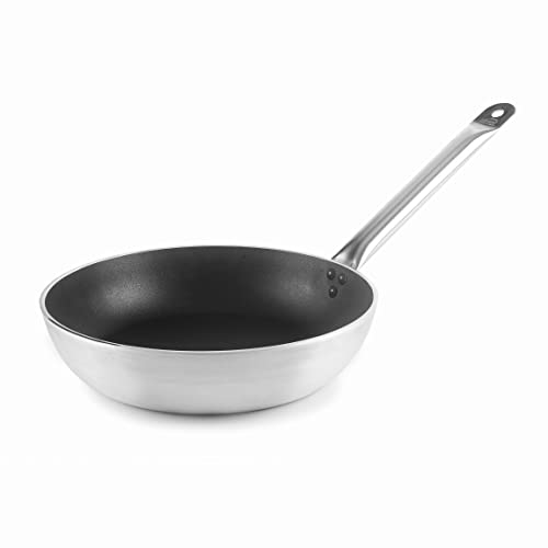 Lacor - 21528 - Sartenes Antiadherentes Chef-Tricapa, Sartén Honda, Antiadherente 3 capas, Ecológico, Libre de PFOA, Apta para todo tipo de cocinas excepto Inducción, Aluminio, 28 cm