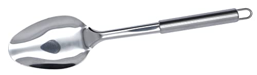 Fackelmann Elemental Cocina, Cucharón Servir alimentos. Elegante cazo sopa. Cuchara Acero Inoxidable para salsa. Cucharones de cocina acero y mango Tubular, 32cm, 1ud