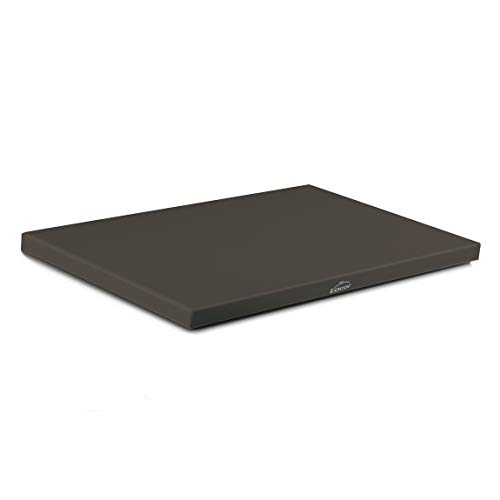 Lacor - 60480 - Tabla de Corte Cocina, Polietileno, Con Tacos Antideslizantes, Antibacteriana, Apto para el lavavajillas, Indeformable, Negro, GN 1/2 - 325x265x20 mm