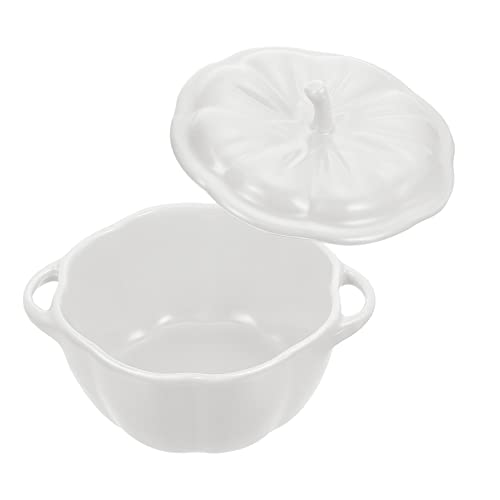 YARNOW Zucca - Sopera para reuniones de azúcar y sopa de cerámica, ideal para el agradecimiento, huevo, crema pastelera, medicamentos, aperitivos, Candy