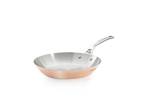 InoCuivre De Buyer 6424.28 Sartén de Cobre y Acero Inoxidable (Espesor 2 mm, diámetro 28 cm)