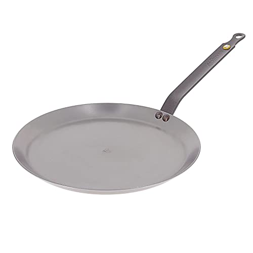 DE BUYER 5615.24 Mineral B Element - Sartén para Crepes (chapada en Acero, 24 cm)