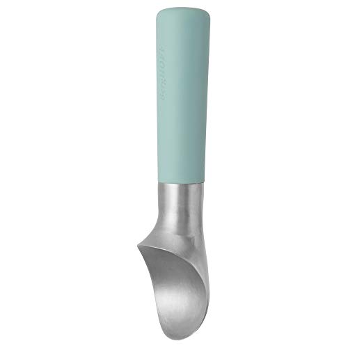 Berghoff 3950013 Leo-Cuchara para Helado con Mango Suave al Tacto, Aluminio, Verde, 25 x 10 x 3.2 cm