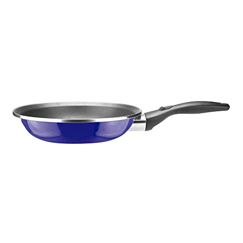 VITREX 71SAMARAZ20 71SAMARAZ20-Sartén Gourmet de Acero esmaltado Antiadherente 2 Capas inducción Modelo Marseille Azul de 20 cm, Multicolor