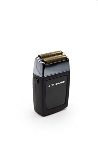 Corioliss The Shaver Afeitadora Electrica de Profesional Hombre Barba y Rapado Cabeza Láminas Titanio Batería 1,5 horas uso