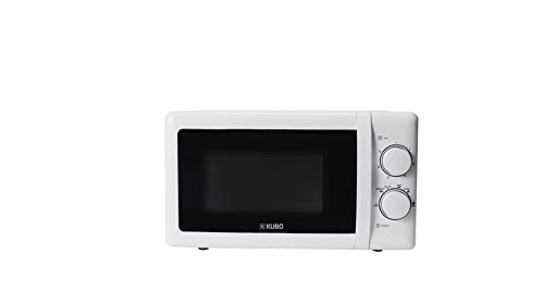 Kubo Microondas con 20 Litros de Capacidad, 6 Niveles de Funcionamiento, 700W, Temporizador 30min, Blanco