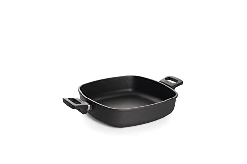Woll 628-2N Nowo - Cacerola Baja Cuadrada (28 x 28 cm), Titanio