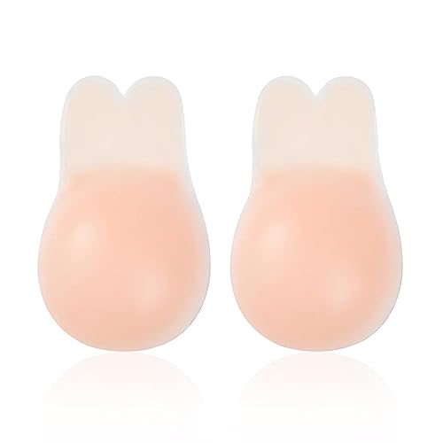 Sujetador Adhesivo Push Up Invisible. Sujetadores para Espalda Descubierta. Pezoneras Adhesivas Invisibles. Copa Sostén Sin Tirantes. Sujetador Adhesivo Silicona Suave y Reutilizable para Mujer.