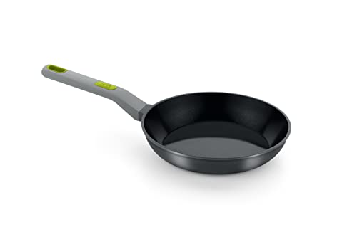 BRA LIFE - Sartén 26 cm fundición aluminio 100% reciclado, antiadherente cerámico reforzado sin PFOA, sin PTFE, apta para todo tipo de cocinas e inducción