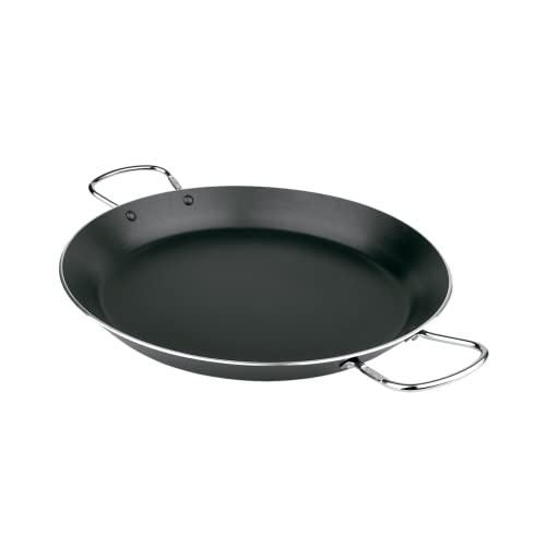 TIENDA EURASIA® Paellera Induccion - Paelleras Fabricadas en Aluminio Antiadherente - Apto para Todo Tipo de Fuegos - Especial Induccion, Vitroceramica - Paellera Resistente (6 Raciones - 38 cm)