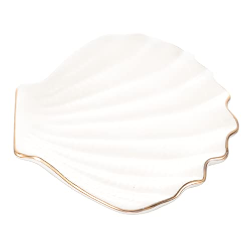Cabilock Joyería De Concha Placa Pastel Sartenes Conjunto Clave Bandeja Ensalada Contenedor Ensalada Platos De Porcelana Placa De Joyería Bandeja Cocina Plato De Ensalada Misceláneas