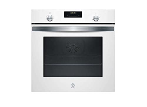 Balay 3HB4131B2 - Horno, Multifunción, A, Encastrable, 60 cm, 71 l, 7 F, Aqualisis, Ap. Abatible, Blanco, Control Comfort, Reloj electrónico con programación de inicio y paro, Lanzamiento 2022