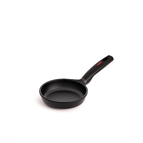Valira Origen - Sartén premium de 16 cm hecha en España, aluminio fundido con antiadherente reforzado, no apta para inducción