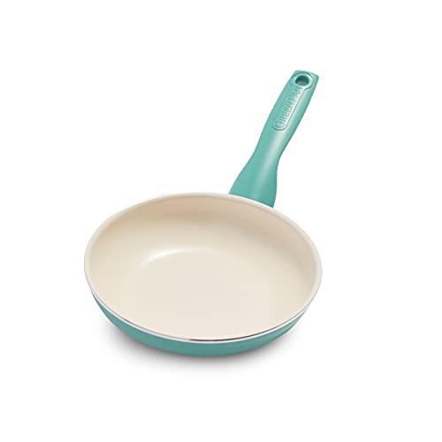 GreenPan, Rio sartén de cerámica antiadherente, 18 cm, Turquesa