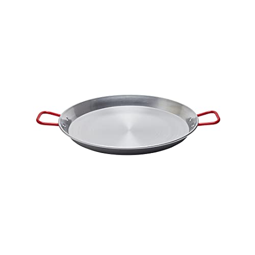 Paellera Valenciana de 50 cm. Pulida Para 14 Personas
