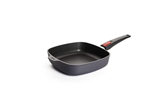 Woll Diamond Lite - Sartén cuadrada de hierro fundido (inducción, 24 x 24 cm, 5,5 cm de altura, apta para todo tipo de fuegos)