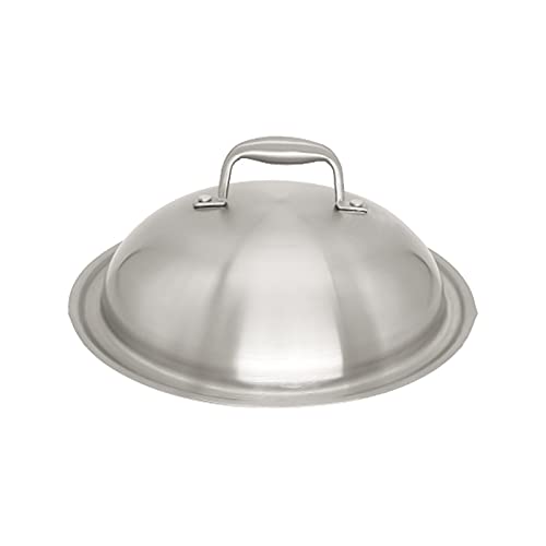 Tapa para Olla Tapa de Alto Arco de Acero Inoxidable Tipo de Arco Alto Tapa de Olla Engrosada Cocina Redonda Caja de Cocina Tapa para macetas, sartenes y sartén Tapa Sarten (Size : 38cm)