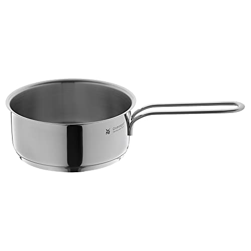 Cacerola WMF Ø 14 cm aprox 0,9 l mini borde vertedor apilable acero inoxidable cromargan pulido apta para inducción apta para lavavajillas