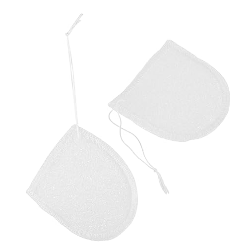 Lurrose 2 Uds Jabón Facial Jabón Exfoliante Jabón Facial Sin Frotar Para El Hogar Toalla Lavado De Cara Desmaquillador Bolsa De Jabón De Baño Guantes Desmaquilladores Guantes De Limpieza