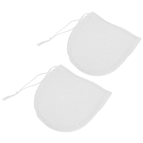 IWOWHERO 2 Uds Konjac Bolsa De Jabón Sin Frotar Desmaquillador Guantes De Maquillaje Facial Guantes De Jabón Para La Cara Malla De Hojaldre Seca Lavado De Cara Cosmético Maquillaje Guantes