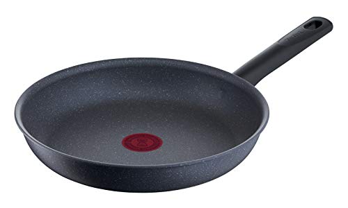 Tefal Natural On - Sartén 26 cm con revestimiento mineral muy resistente, Thermo-Signal, Thermo-Fusion, forma profunda, todo tipo de cocinas, apto para horno, sin PFOA
