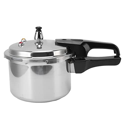 Olla a Presión de Acero Inoxidable, Grado Alimenticio Fácil de Limpiar Olla a Presión de Acero Inoxidable 3L para Cocinar Varios Alimentos Parte Inferior de 18 Cm para Cocina de Inducción