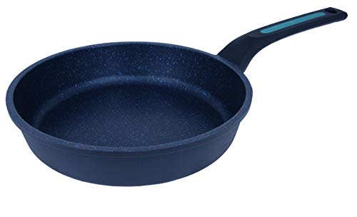 Arcos Serie Thera | Sarten Antiadherente 24 cm | Aluminio Fundido | Apta cualquier cocina | Mango Ergonómico Plástico y Silicona | Sistema ahorro energético | Apta lavavajillas | Color Negro y Azul