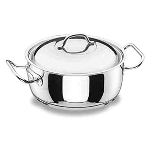 Lacor - 72032 - Cacerola con Tapa Profesional 32 cm Inox