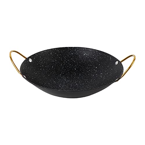 BAILR Antióxido Wok Sarten, Ergonómico y Antiadherente Wok Sartenes, Wok Chino Multifunción para Estufas Eléctricas, De Inducción O De Gas (A 8 Inch)