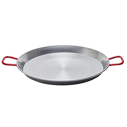 Paellera Valenciana de 55 cm. Pulida Para 16 Personas