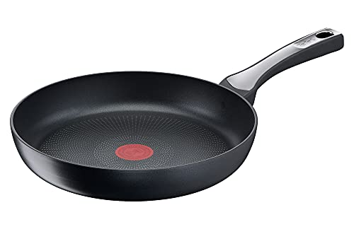 Tefal G27406 Steak It Easy - Sartén (28 cm, antiadherente, resistente, señal térmica, apta para inducción, fácil limpieza, máxima potencia, color negro