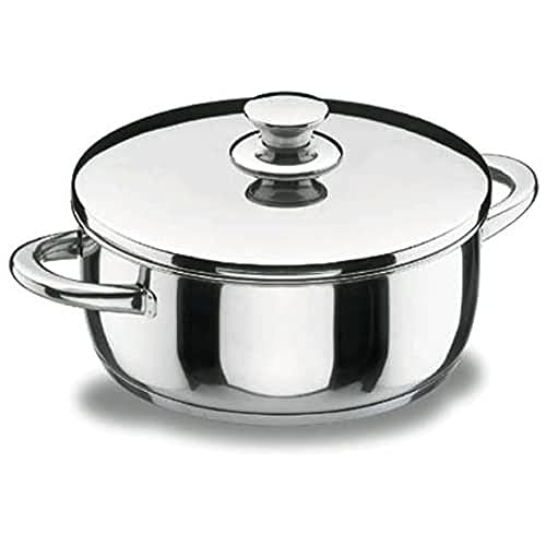Lacor - 40022 - Cacerola Con Tapa Vitrocor 22cm Inox