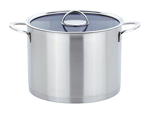 GSW 893268 Elegance Todo eléctrica con Tapa de Cristal 26 cm/Aprox. 10,0 litros, Acero Inoxidable, Plata, 40 x 27,5 x 21,5 cm, 1 Unidad