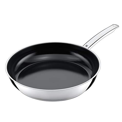 WMF Durado - Sartén Inducción Ø32 cm, Recubierta de Acero Inoxidable Cromargan, Resistente al Horno