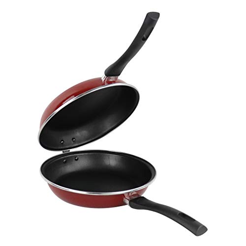 Magefesa Praga - Sartén doble para tortilla de patatas 20cm, inducción, antiadherente libre de PFOA, limpieza lavavajillas apta para todas las cocinas de gas, vitrocerámica y gas, Fabricada en España