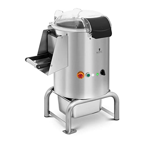 Royal Catering Peladora De Patatas Máquina Eléctrica Para Pelado Papas RCPP-0511 (Capacidad: 5 L, Temporizador, Hasta 100 kg/h)