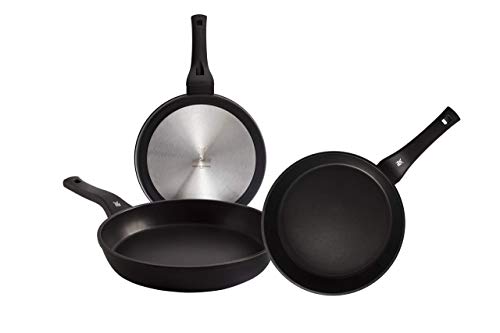 WMF PermaDur Premium - Set de 3 sartenes del aluminio aptas para inducción - 20 - 24- 28 cm