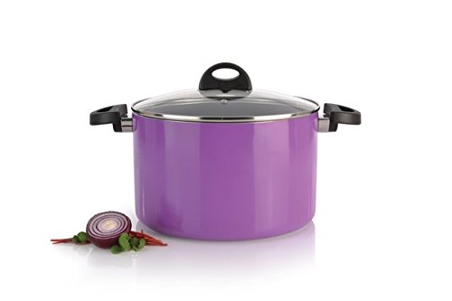 Berghoff 3700146 Olla con Tapa Purple 24 cm