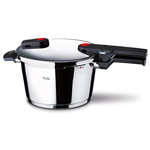 Fissler 600-321-04-000/0 Olla a presión Vitaquick SKT, 22 cm, 4,5 L, Rojo