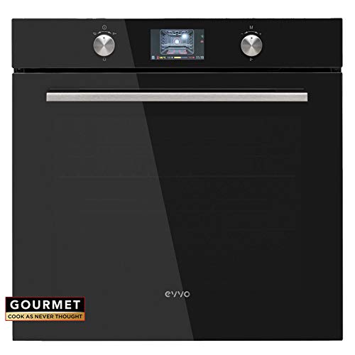 EVVO Horno H4 Gourmet - 3300W, 78 litros, 9 funciones, Función VAPOR, Sistema de limpieza VAPCLEAN +, Cocción automática, Eficiencia energética de Clase A