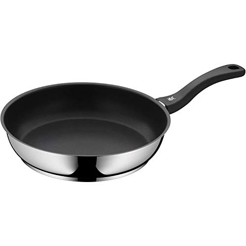 WMF Devil Sartén con recubrimiento antiadherente 28 cm, Acero Inoxidable Pulido