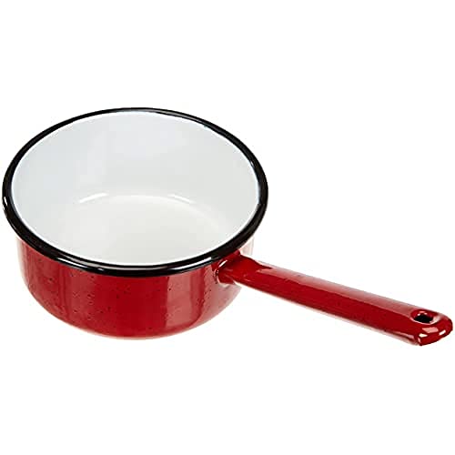 IBILI - Cazo promo extra, 14 cms, Acero esmaltado, Apto para induccion