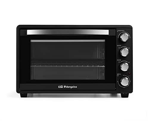 Orbegozo HCI 5045 - Horno eléctrico de sobremesa, termostato regulable, temporizador, indicador luminoso, 45 litros, 2000 W, [Exclusivo Amazon]